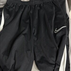 Nike Black and White Joggers
